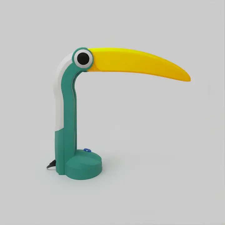 Toucan Lamp Green + Yellow
